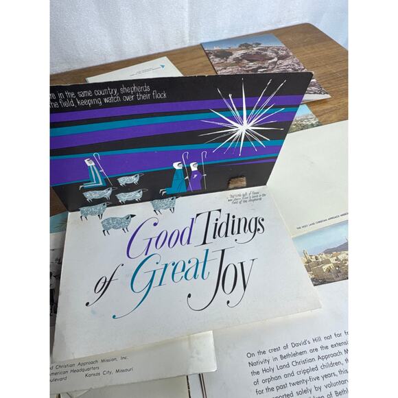 Vintage Holy Land Missions Cards Lot of 16 Unused Greeting Cards Mementos Easter - Picture 7 of 11